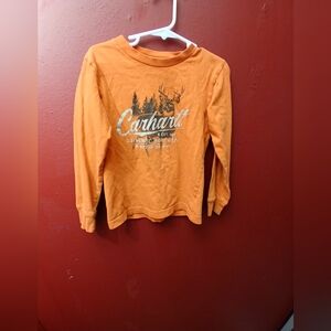 Carhartt Kids Orange Long Sleeve Shirt